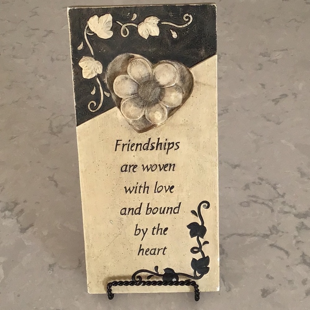 FRIENDSHIP PLAQUE!